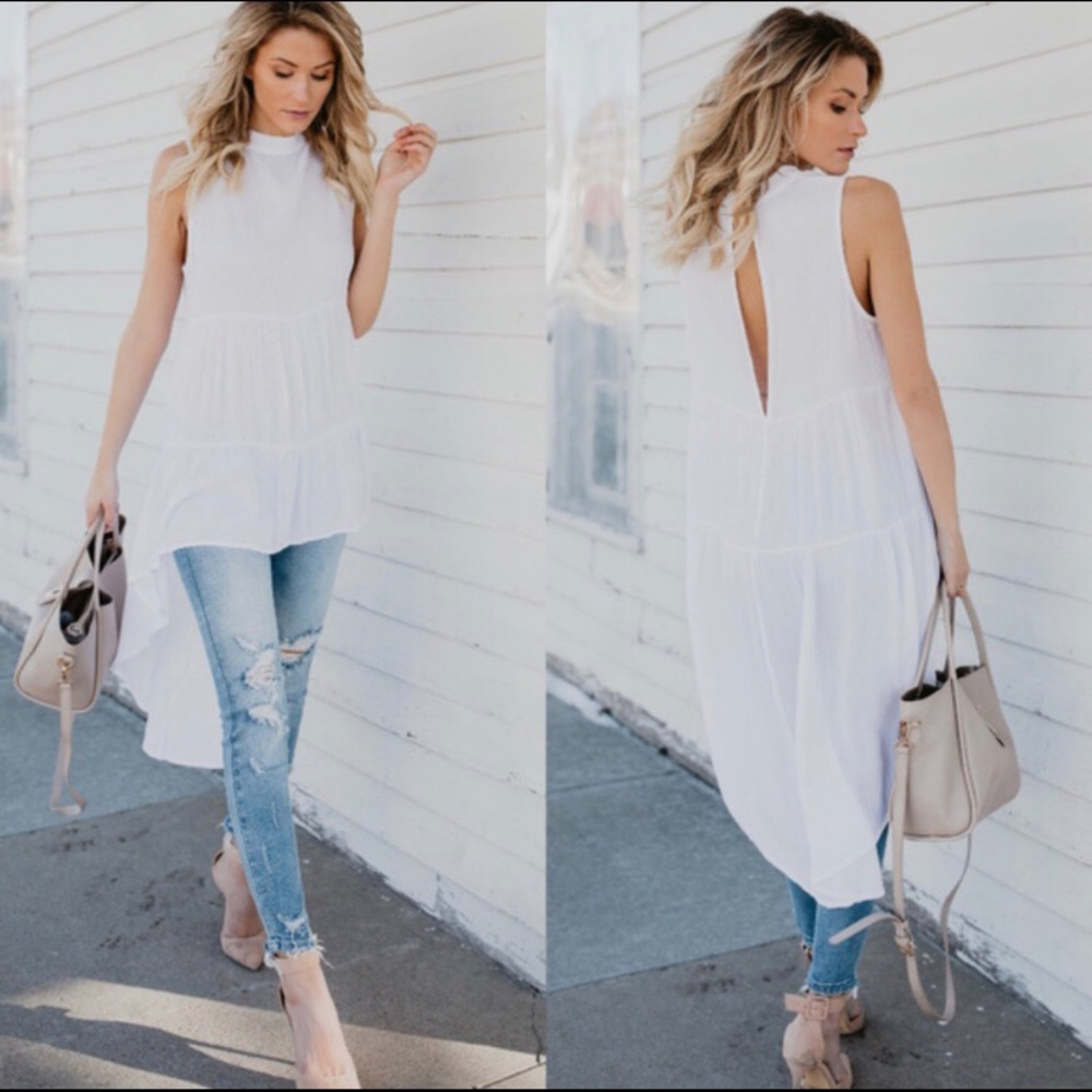 High low tunic